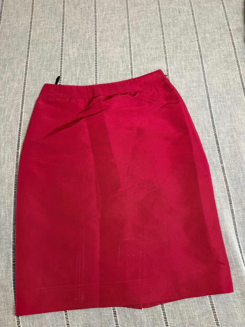Vintage Red Valentino Night Red Skirt Size Small Classic Pencil Skirt